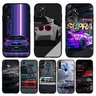 for OPPO Reno 8T 7 lite 7z 5G 6 4G 11F 12F 12FS 12 GTR 7Y31 Soft Black TPU Phone Case