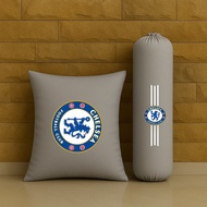 1 set of chelsea football club pillowcases, pillowcase size 45x60cm, bolster case 33x90cm sarung ban