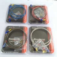 MERAH FRONT BRAKE HOSE SIZE 90CM DEGREE 95CM CARBON AVAILABLE IN SILVER, RED, BLACK