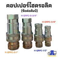 HYDRAULIC Copper 3/8" 1/2" 3/4" 1" Quick Coupling SFC Pneumatic H-QRPC Oil SF...