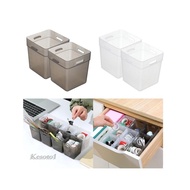 [Kesoto1] 2x Refrigerator Organizer Box, Refrigerator Side Door Storage Container, Refrigerator Side Door Box for Pantry, Kitchen, Refrigerator, Fruit