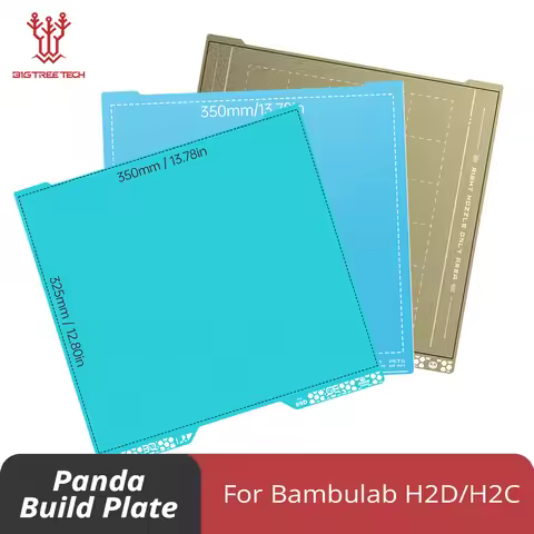 BIGTREETECH Panda Build Plate CryoGrip Pro Double-side Heatbed Spring Steel 3D Printer Parts For Bam