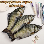 Large Capacity Funny Stationery Box Salted Fish Touch Fish Student Stationery Bag