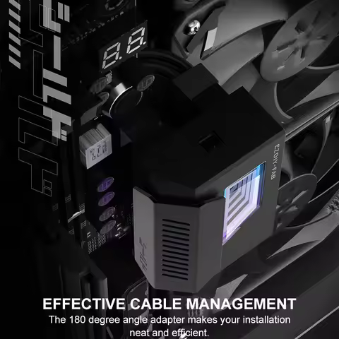 Mainboard Motherboard Power Supply Cable Modular ATX 24-pin 180 Degree Power Connector Adapter Femal