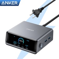 Anker GaNPrime 250W สถานีชาร์จ 6 พอร์ต ที่ชาร์จบนโต๊ะ 4USB-C + 2USB-A มีหน้าจอ LCD 2.26" ปุ่มควบคุมอ