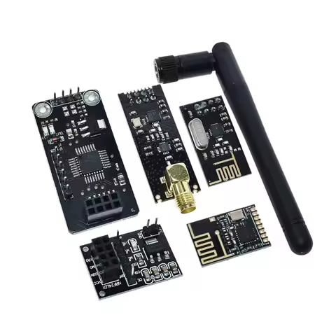 1-20pcs NRF24L01 2.4G wireless data transmission module 2.4GHz NRF24L01 upgrade version NRF24L01 PA