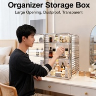 Kotak Helmet Perfume Storage Organizer Handbag Toy Box Show Box Storage Box Cosmetics Dustproof Tran