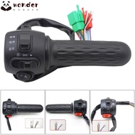 WONDER Combination Switch Black Drum Disc Handle Electric Vehicle Parts Rotary Handle
