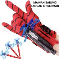 Spiderman Gloves Spider Web Shooter Toy Net Rope Shooter