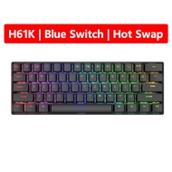 【จัดส่งภายใน 3 วัน】 ZIFRIEND H61K คีย์บอร์ดแบบมีสาย คีย์บอร์ดเกมมิ่งขนาดเล็ก คีย์บอร์ดเกมมิ่งแบบ Hot