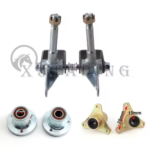 1Pair Karting Front Wheel Knuckle Spindle 5"/6" Wheel Hub Fit For DIY China 110cc 168 200F Go Kart B