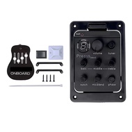 For Fishman 301 Acoustic Guitar Pickup Electric Box Equalizer with Tuner Presys EQ Equalizer Piezo P