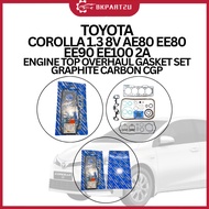 TOYOTA COROLLA 1.3 8V AE80 EE80 EE90 EE100 2A ENGINE TOP OVERHAUL GASKET SET GRAPHITE CARBON CGP