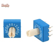 honeybird 1PCS 0-F Rotary Encoder Switch with Handle 16-bit 8421C Positive Code 3:3 Switch Nice