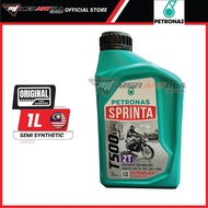 MERANTIKA l PETRONAS Sprinta T500 2T Semi Synthetic 1L Motorcycle Oil