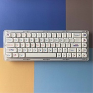 เซ็ตปุ่มคีย์แคป 121 คีย์ video arcade Keycaps Dye Sublimation PBT XDA Profile เหมาะสม 61/64/68/78/8