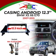 ABC Car 12.3 Inch Android Casing BMW X5 & X6 E70 E71 2007–2013 (CCC & CIC)