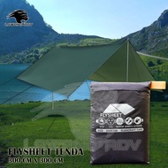 TENDA Flysheet 3X3 Flysheet 3X3 Yr Flysheet Waterproof Tent Cover