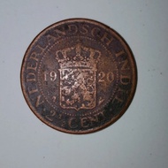 Uang kuno 2,5cent Nederlandsch Indie tahun 1920