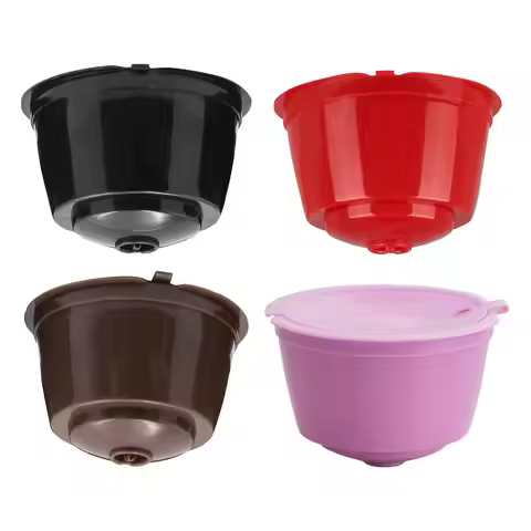 Eco Friendly Refillable Coffee Pods Holder for Dolce Gusto Mini Me Piccolo Genio Reusable Capsules F