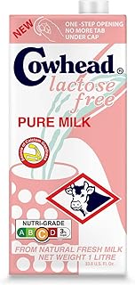 Cowhead UHT Lactose Free Milk, 1L