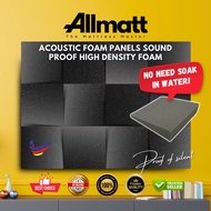 ALLMATT Soundproof Sponge Sound Proof Foam Acoustic Foam Acoustic Panel Soundproofing Wall Panel Spa