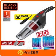 BLACK & DECKER NV1200AV Car Vacuum Dustbuster Auto Car Cleaning FOC Blue Deleex Battery 8 x AA & 8 x