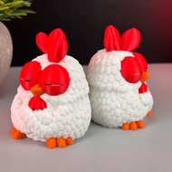 New Style Mini chicken Mini Chick Clucky chicken Cool Chick Not Wake Up Chick Ornament M5YL