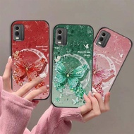 Nokia C32 case printed with glitter, starlight, luxurious