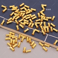 4mm Alloy Small Bamboo Spacer Spacer Beads Handmade diy Bracelet Bracelet Beaded Spacer Beads Access