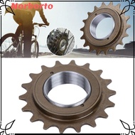 NORBORTO Single Speed Freewheel, Easy Installation Steel Bike Freewheel, Durable 18 Teeth 7.8cm Diam