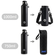 FJbottle Thermos Bottle 750ml/1000ml Tumbler With Bag 304 Stainless Steel Botol Air Tahan Sejuk Insu