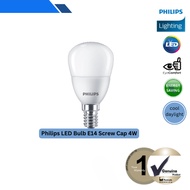 (SG) Philips LED Bulb E14 Screw Cap 4W 6500K Cool Day Light