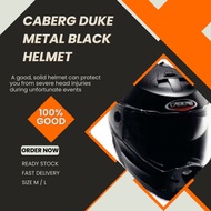 CABERG DUKE METAL BLACK MOTORCYCLE CABERG HELMET