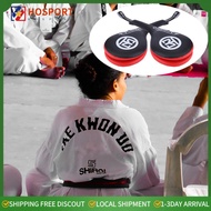 【HOSPORT】Kids Taekwondo PU Rebound Sponge Double Kick Pad Target for Trainig (Black)