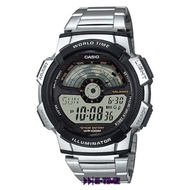 CASIO AE-1100WD-1AV / AE-1100WD-1A / AE-1100WD WORLD TIME WATCH 100% ORIGINAL