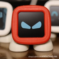 Robot Kereta Mochi Elf Hiasan Kereta Desktop Hiasan Cuaca Jam Elektronik Album Foto Elektronik Emoji