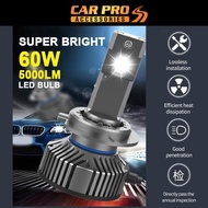 HC CARGO Super Bright 60W LED Headlight 5000LM 6000K Car / Motorcycle H4 H7 H8 / H11 / H16 HB4 9006 
