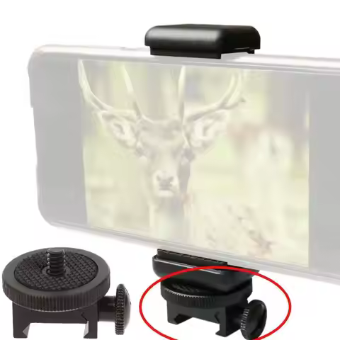 1PC Tactical Picatinny Side Rail Camera Mount 21mm To 25mm 1/4 Inch Screw Sports Camera Mount Adapte