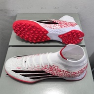 F50 High Elite Messi TF Yamal White-Red Men's Soccer Shoes Slip-resistant and durable Football Shoes