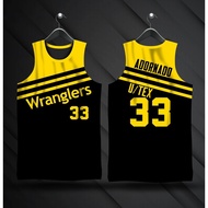 ▉ ◺ ▛ ♞,♘,♙PBA RETRO JERSEY | 1980 UTEX WRANGLERS ADORNADO #33 JERSEY | FULL SUBLIMATION