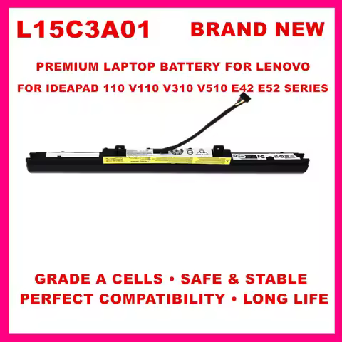L15L3A01 L15C3A01 Laptop Battery for Lenovo IdeaPad 110 V110 V310 V510 E42 E52 Series L15S3A01 L15D3