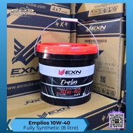 EXN LUBE Engine Oil - 10w40 (8 Litre) - Emplios - Fully Synthetic Engine Oil