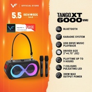 Vinnfier VF Tango XT6000 Portable Karaoke bluetooth speaker 300W Party Light Effects 2 UHF Wireless 