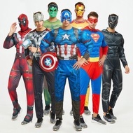 Avengers Superman Adult Iron Man Green Spiderman Captain America Cosplay Costume