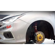 AP Racing 7600 4 Pot Brake Kit W/ 286mm Belfe Disc | Plug & Play | High Performance/city/myvi/vios