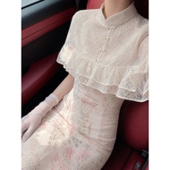 cheongsam dress cheongsam Gaya baru musim bunga dan musim panas, reka bentuk anak perempuan, gaun ch
