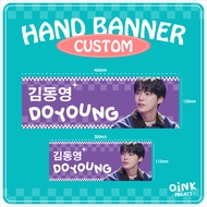 Custom Hand Banner Printing Custom KPOP Hand Banner/
