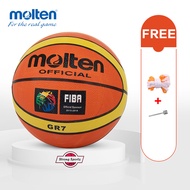 Molten Basketball Ball GR7/GT7 Size 7 Rubber ball Official Match Basketball Indoor Outdoor Basketbal