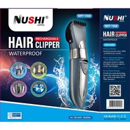 hair clipper Nushi NRT-1008 Rechargeable Electric Hair Trimmer / Hair Clipper Set ( FULLY WASHABLE )